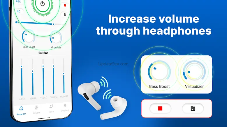 Ear Speaker Hearing Amplifier 4050
