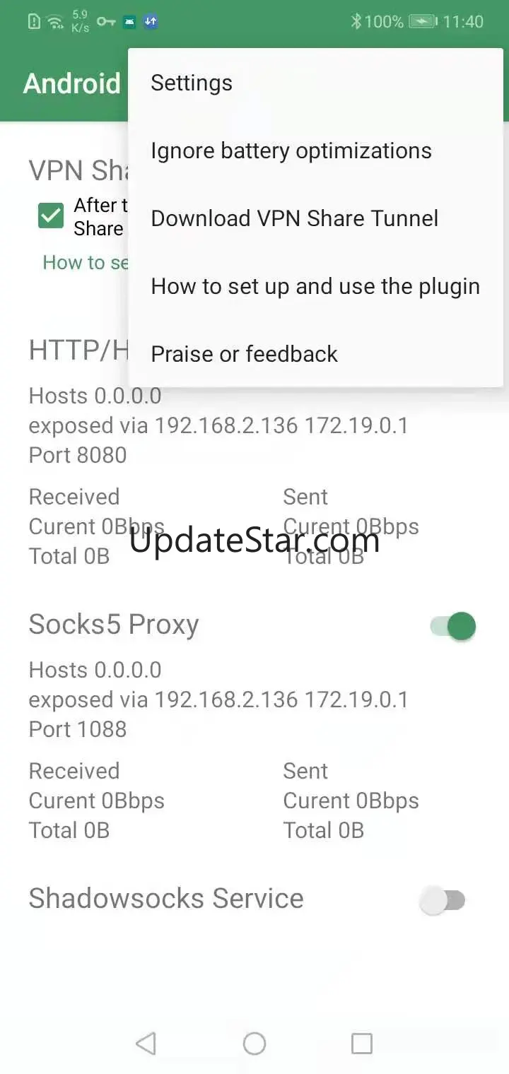 Android Proxy Server 8.9