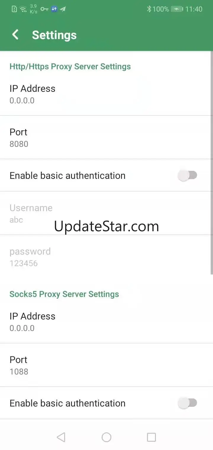 Android Proxy Server 8.9