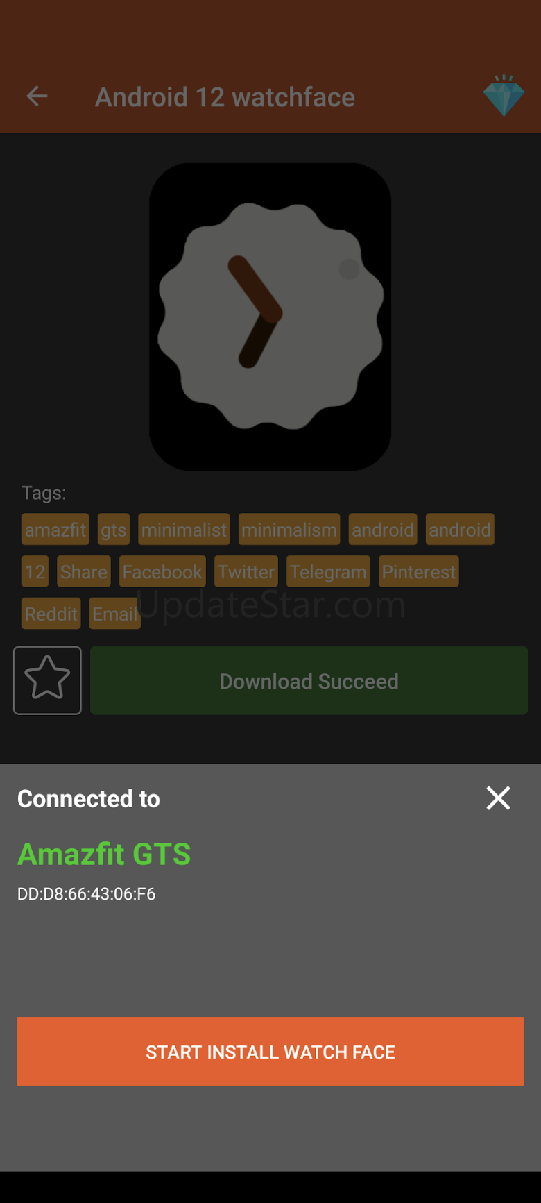 Amazfit GTS - Watch Face 6.10.21