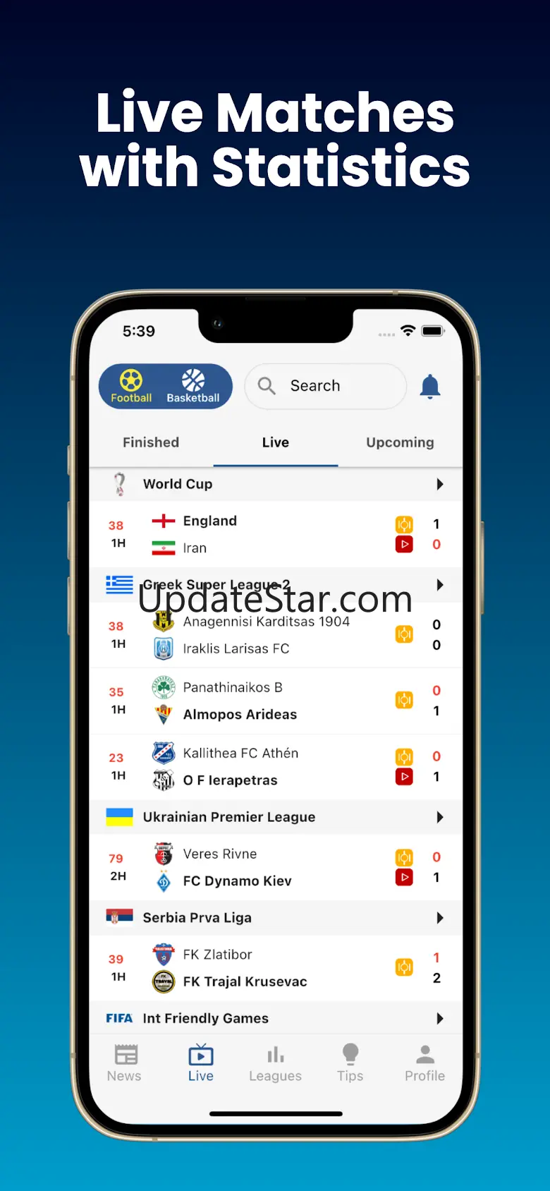 8XScore - sports live score 1.3.28