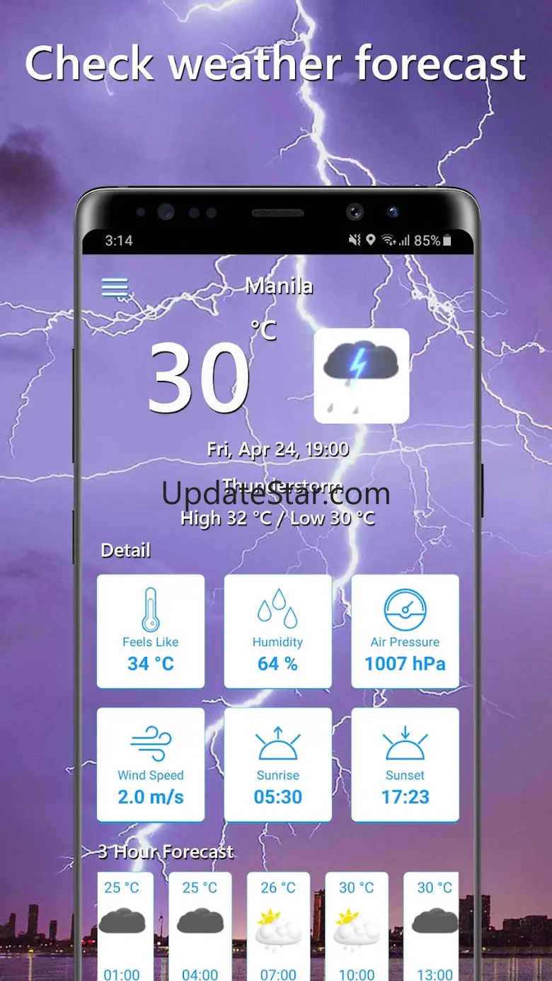 Temperature Today: Weather App 1.1.1