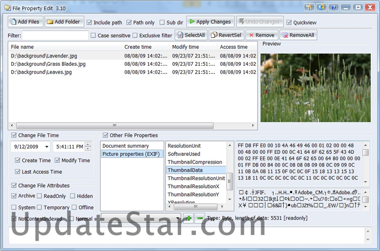 File Property Edit 3.75