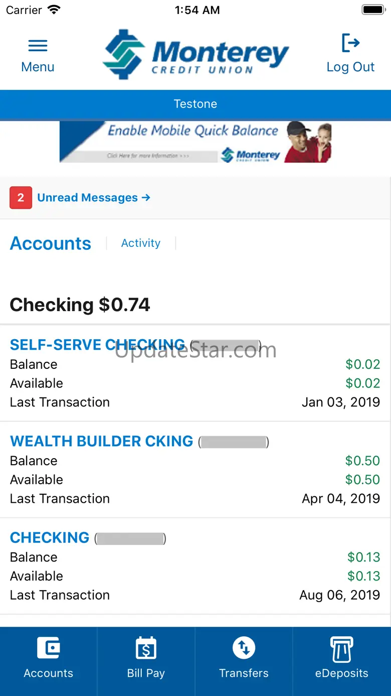 MontereyCU Mobile Banking 43.1.5