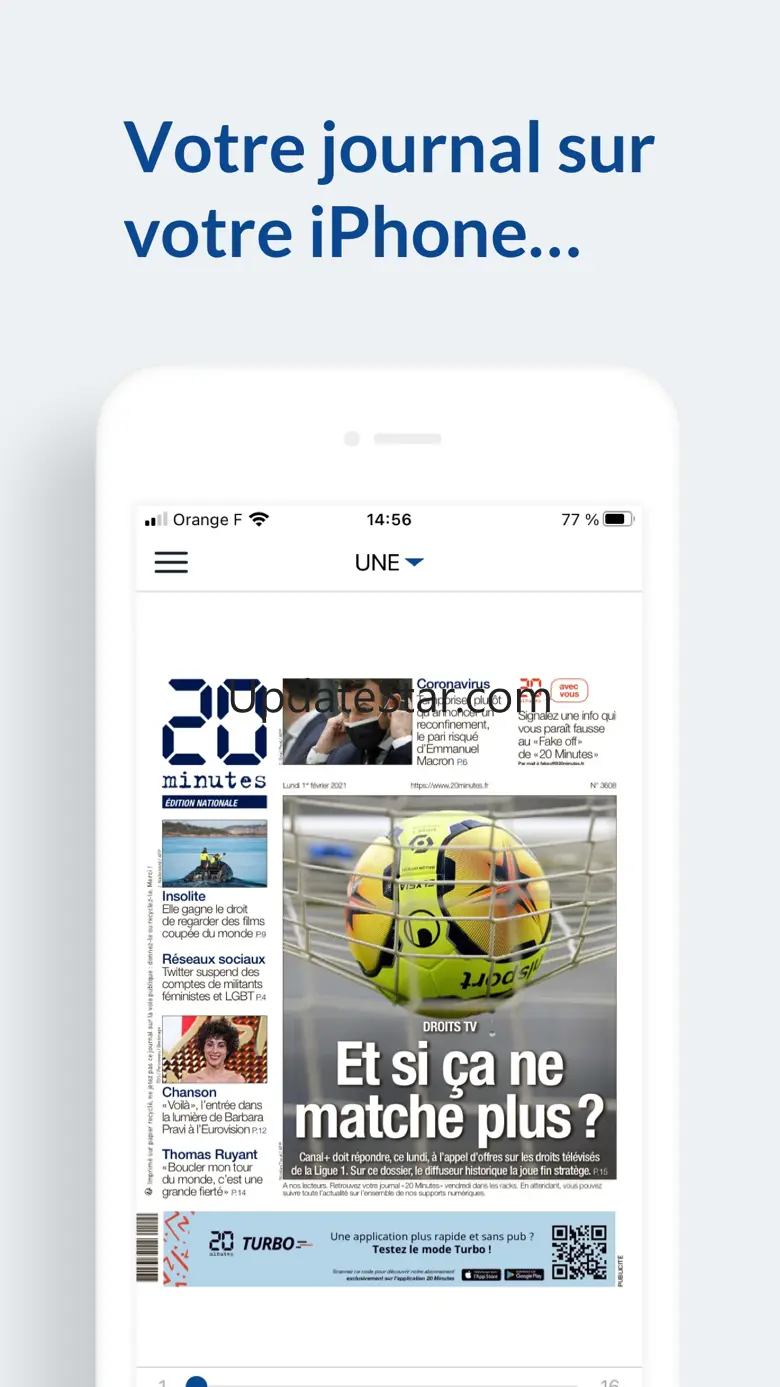 20 Minutes – Le journal 6.5.8