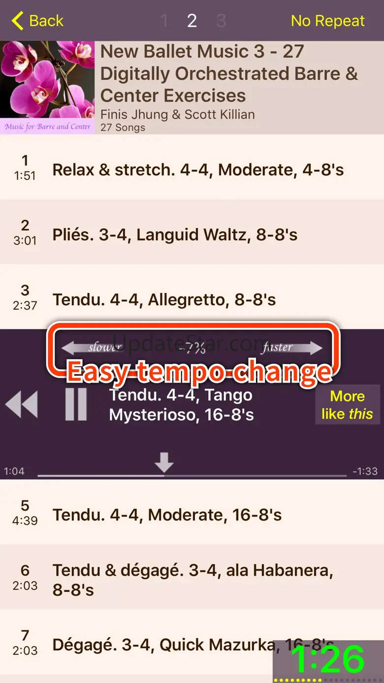 BarreNotes Music Control for Dance 2.11