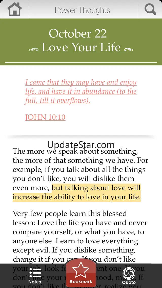 Power Thoughts Devotional 1.6