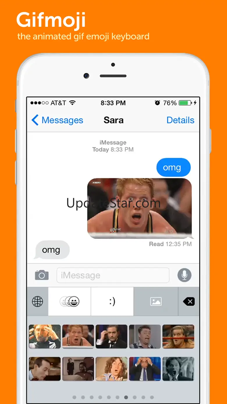 Gifmoji - emoji animated gif keyboard 1.0