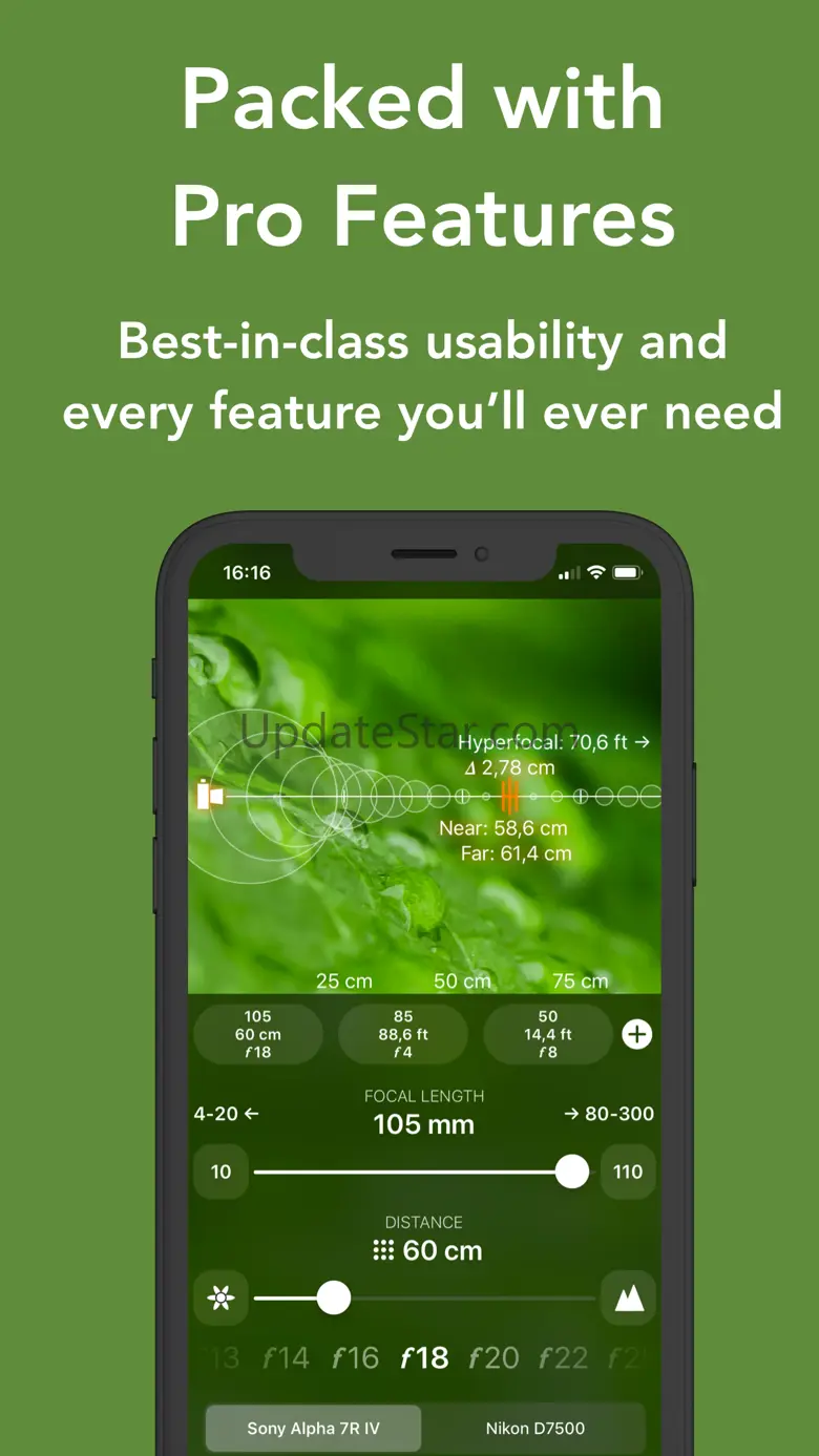 FF: Depth of Field Calculator 3.4.2