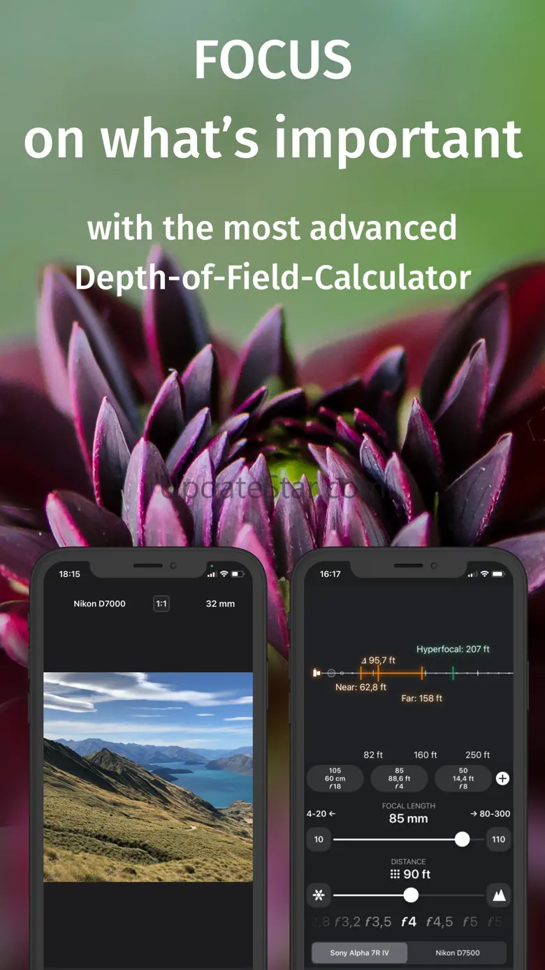 FF: Depth of Field Calculator 3.4.2