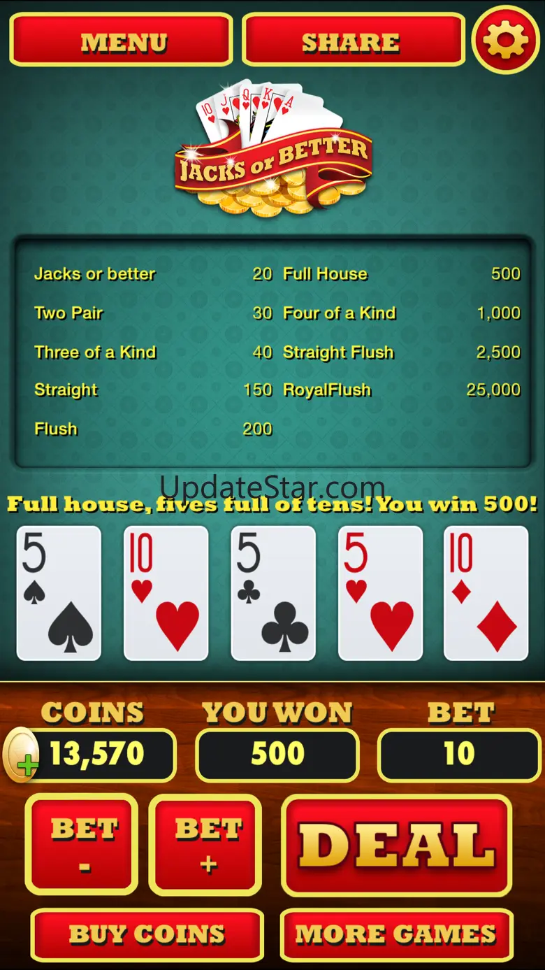 Video Poker ( Jacks or Better) 3.0