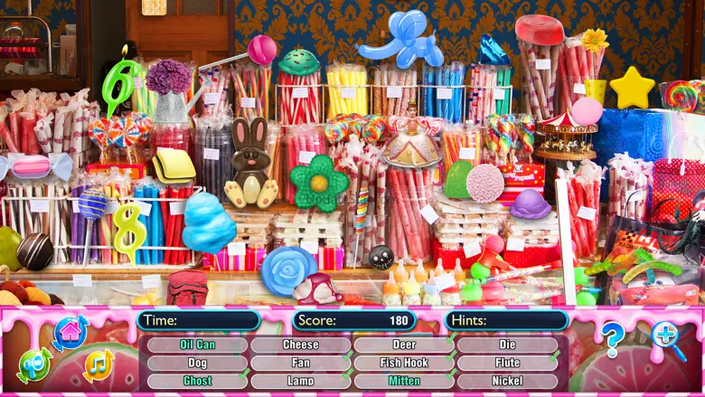 Hidden Objects Candy Shop Seek 2.0