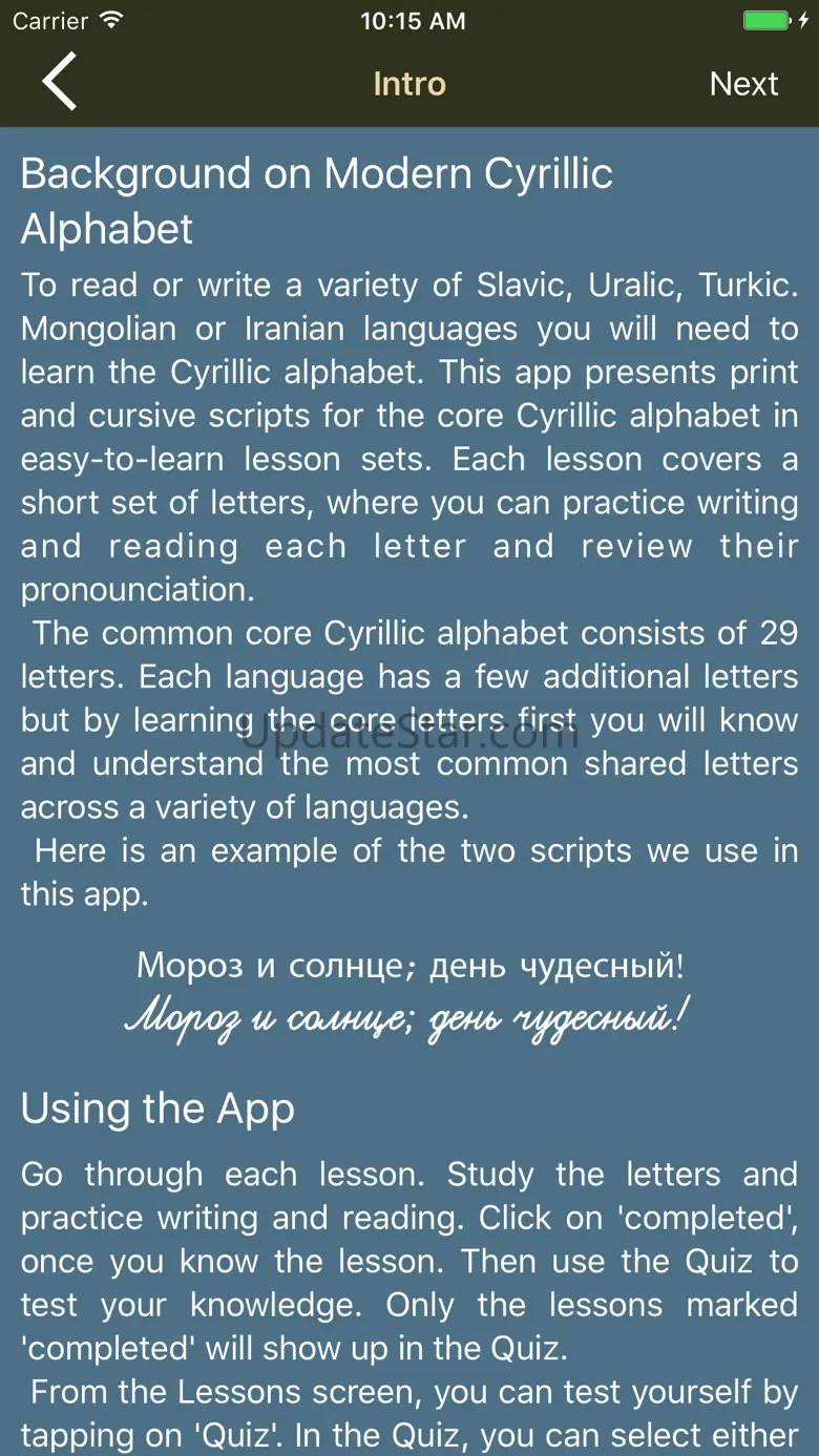 Learn Cyrillic Alphabet Now 5.0