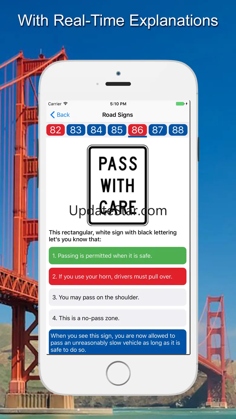 California DMV Driving Knowledge Test - Exam 2017 1.0.1