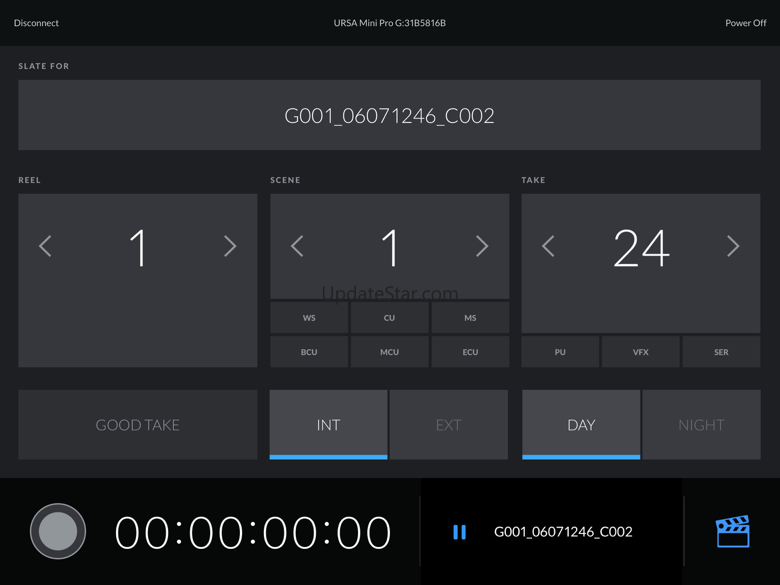 Blackmagic Camera Control 1.2