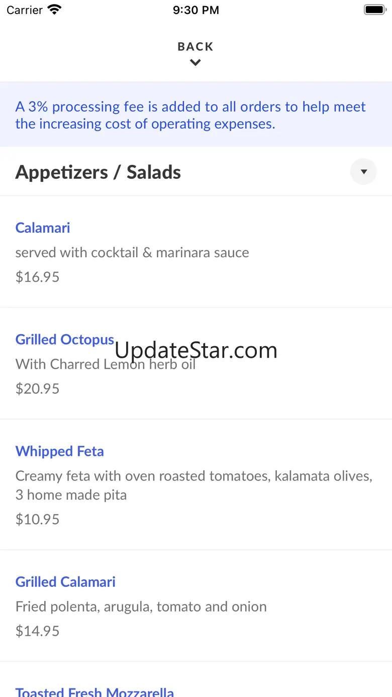 Graziano's Restaurant 3.24.0