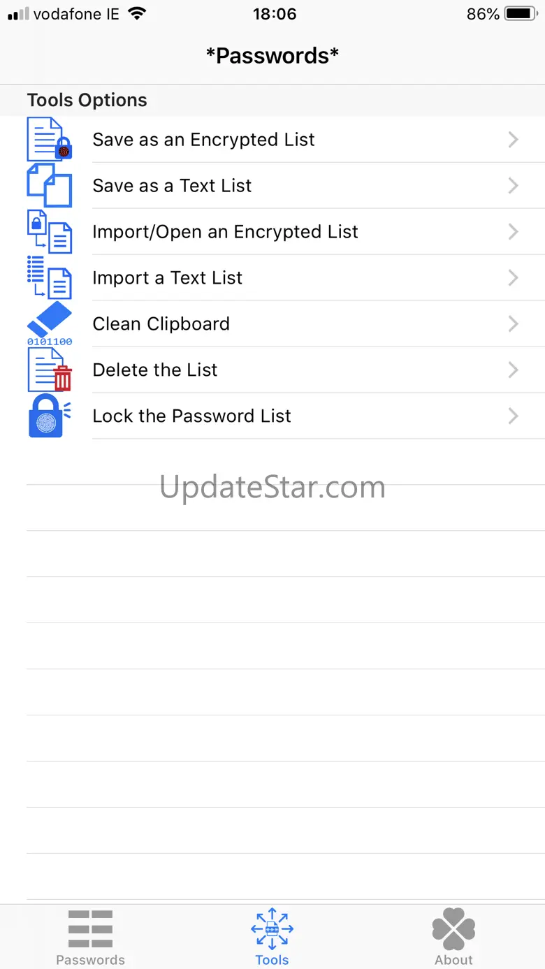 *Passwords* Select & Paste 3.6.11