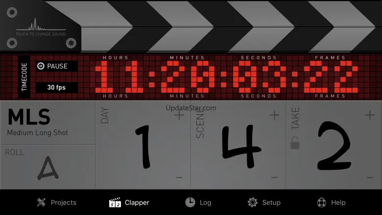DSLR Clapperboard 5.63