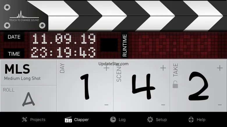 DSLR Clapperboard 5.63