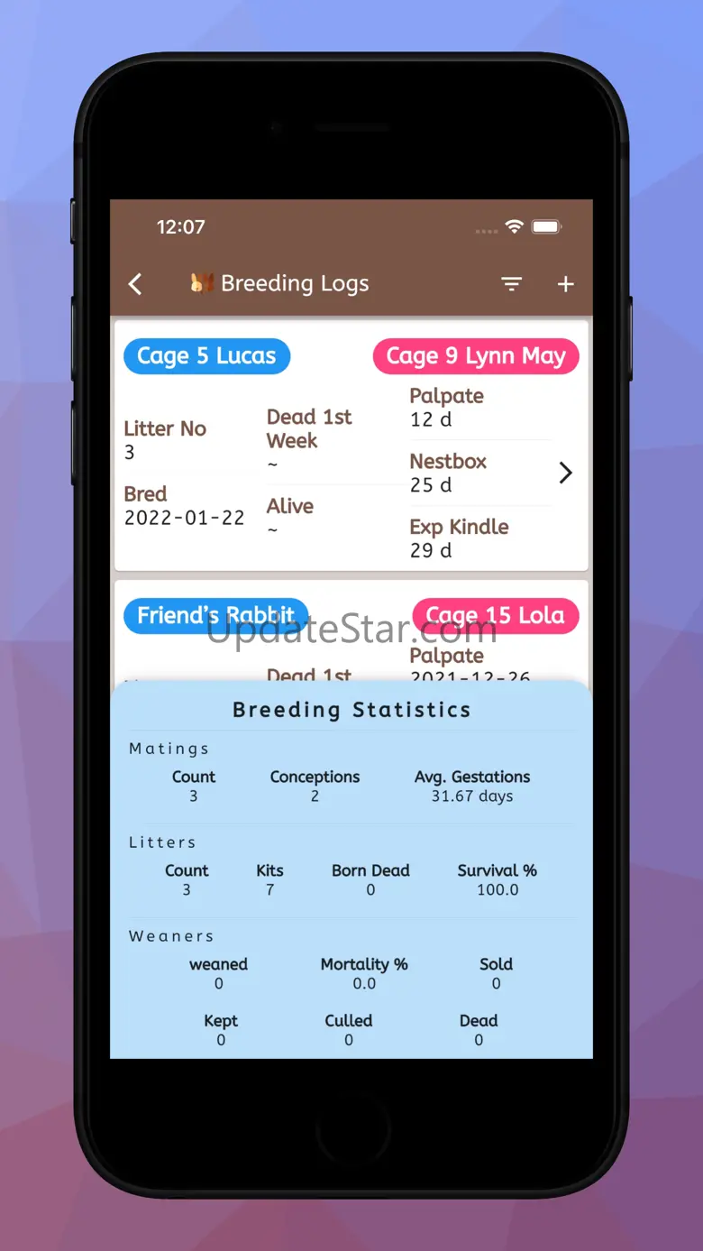 Rabbitry Farm log management 24.0.13