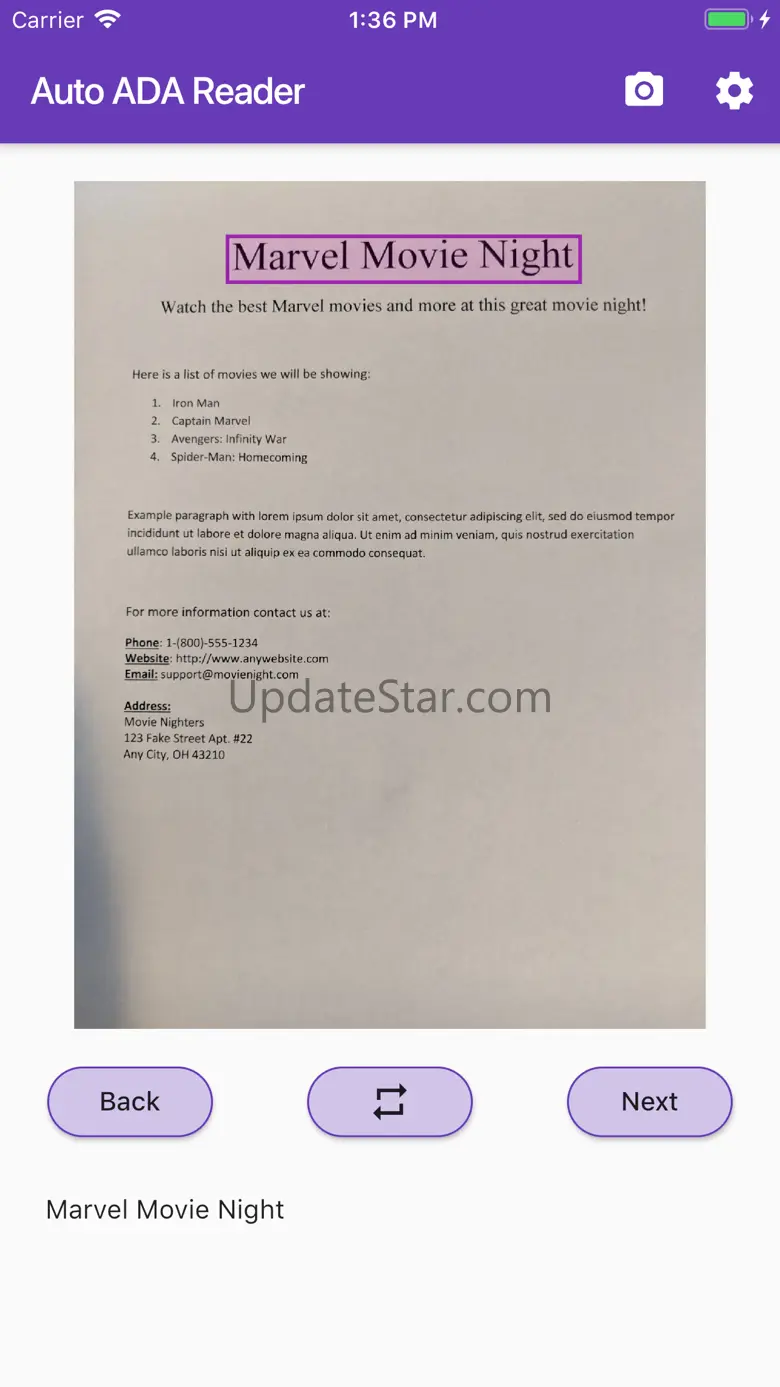 Auto ADA Reader 0.1.0