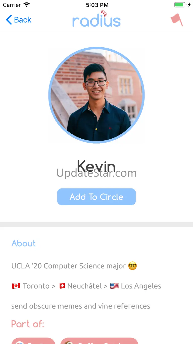 Radius - Who's in your Circle? 1.3