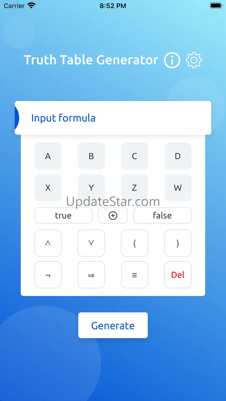 Truth Table Calculator 1.2.2