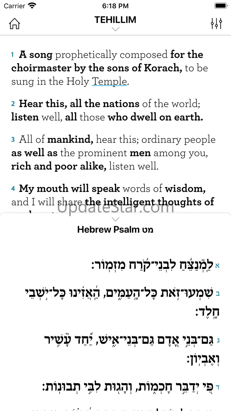 Psalm 4 That Tehillim App 1.0.22