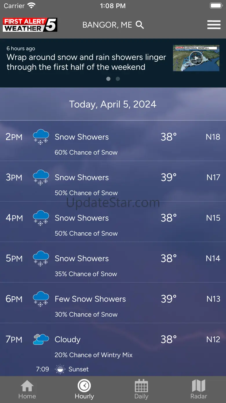WABI TV5 Weather App 5.15.412