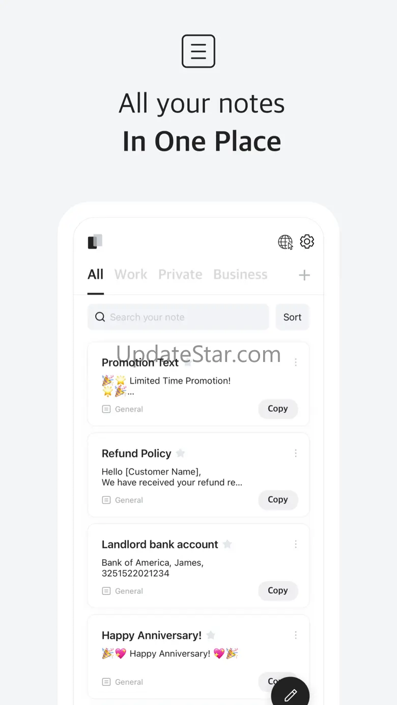 CopyNote - copy what matters 2.6.4