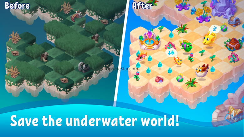 Sea Life - fish game & match3 1.3.2