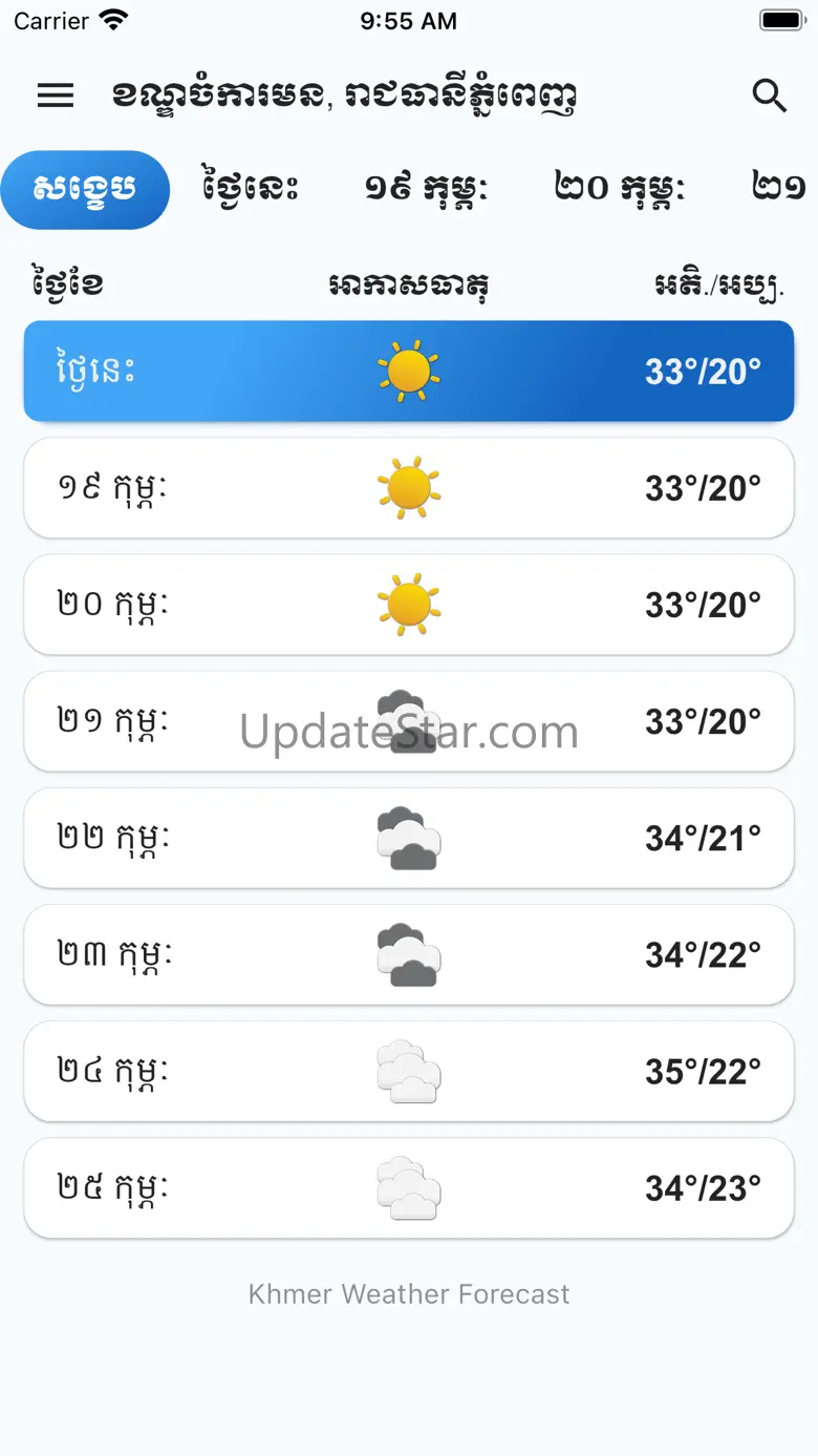 Khmer Weather Forecast+ 2.8.0