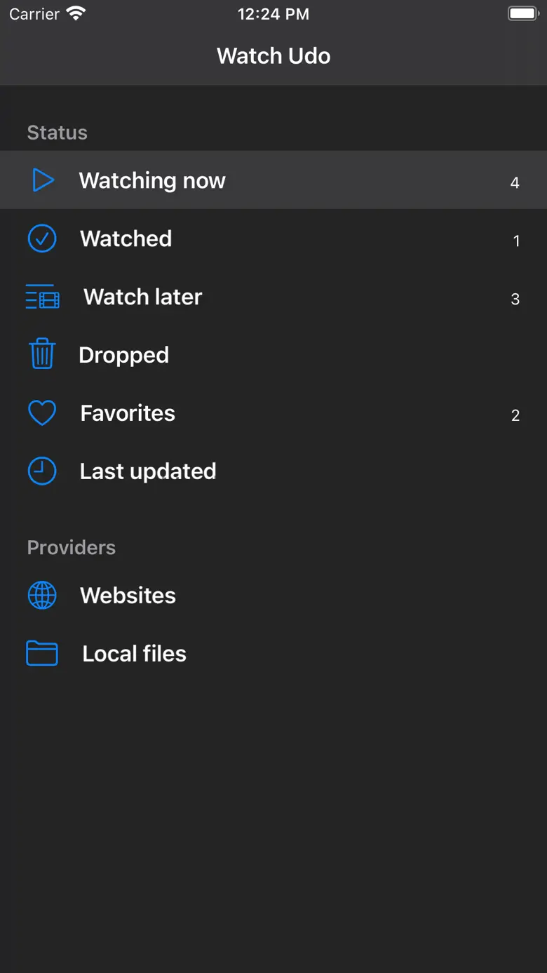 WatchUdo Track Movies TV Shows 1.3