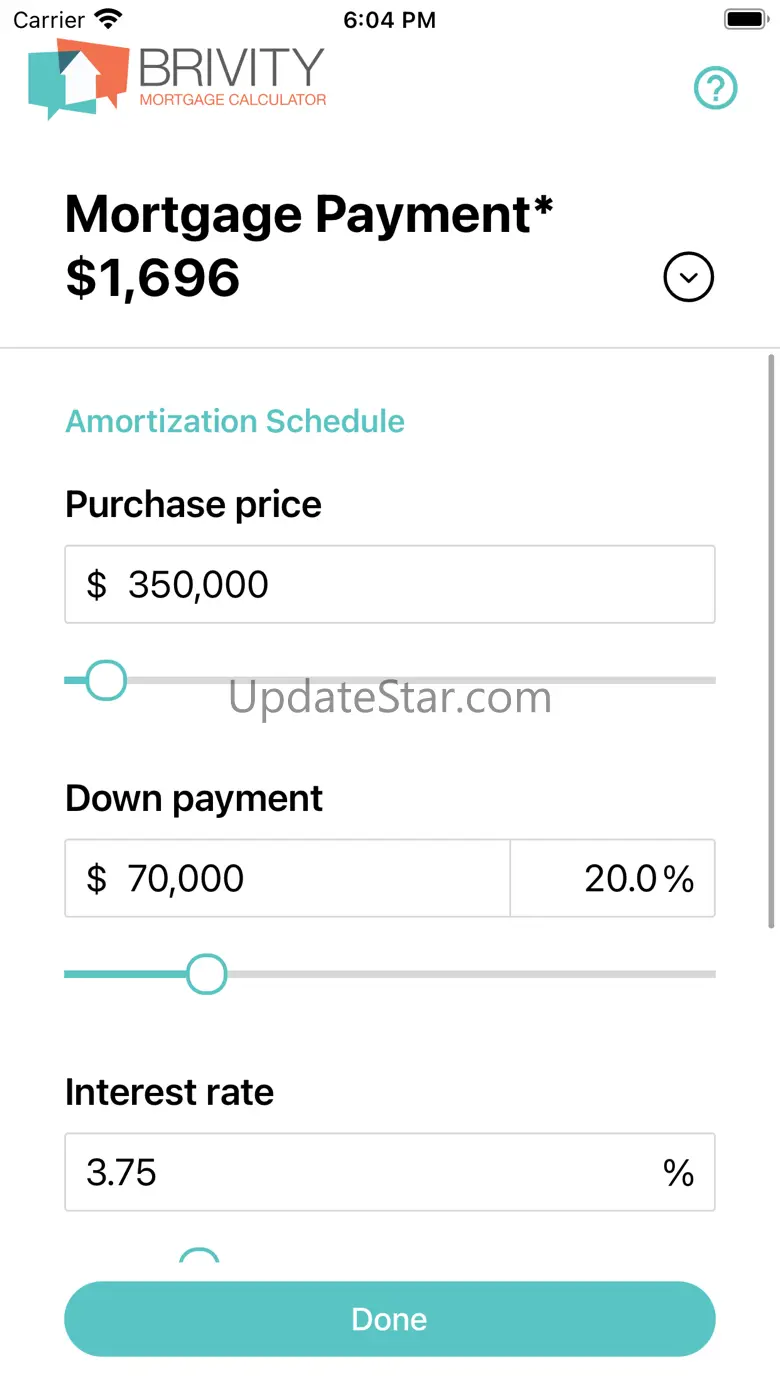 Brivity Mortgage Calculator 1.0.3