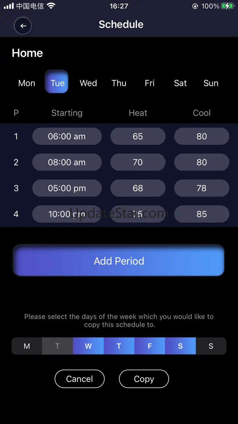 Vine Thermostat 1.5.0