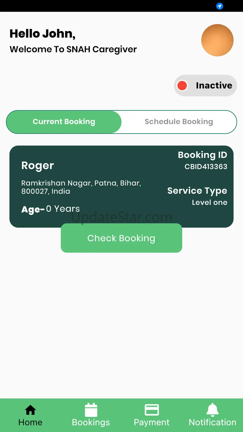SNAH CAREGIVER 1.20