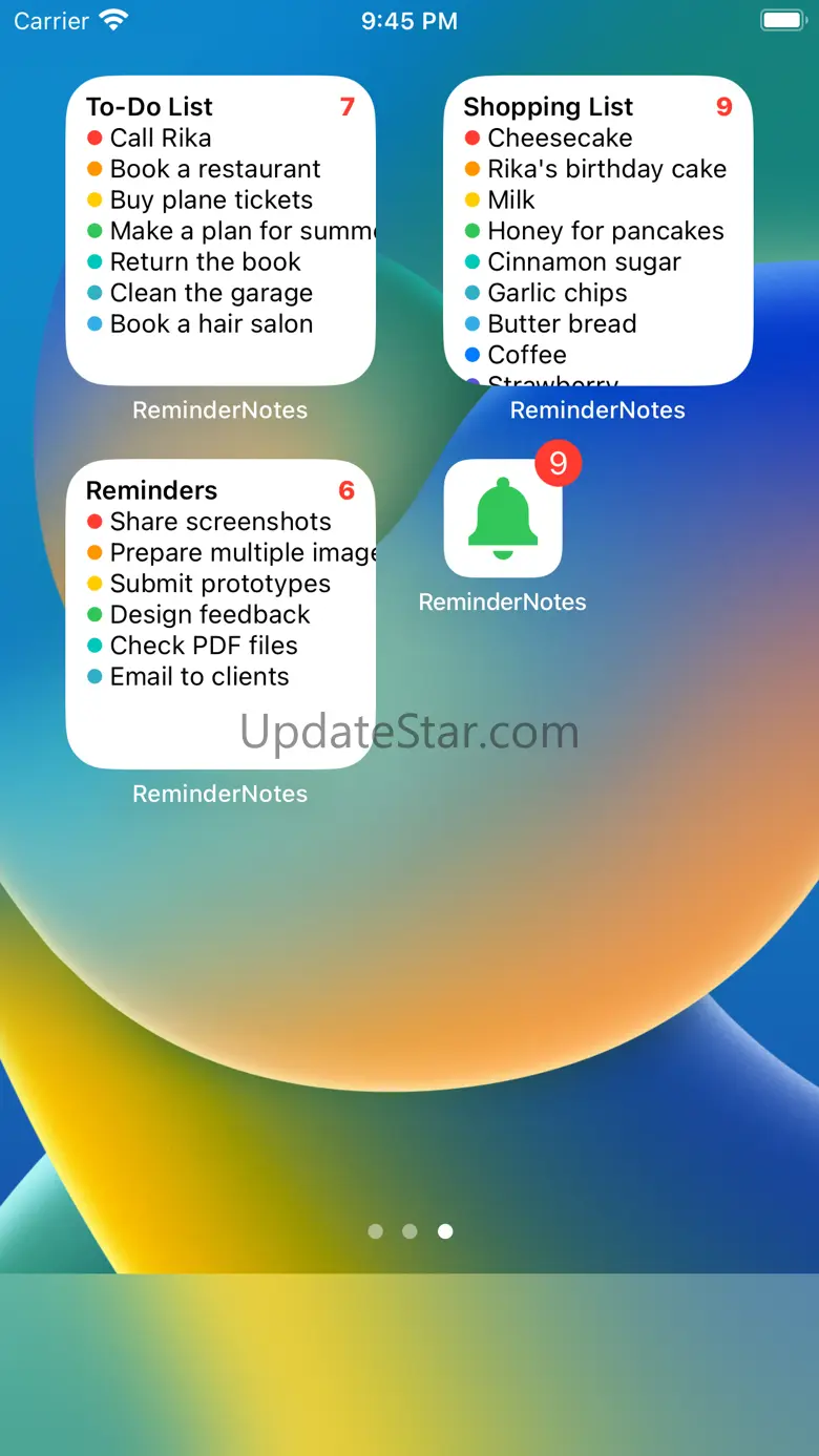 Reminder Notes Widget - Alarm 1.0.8
