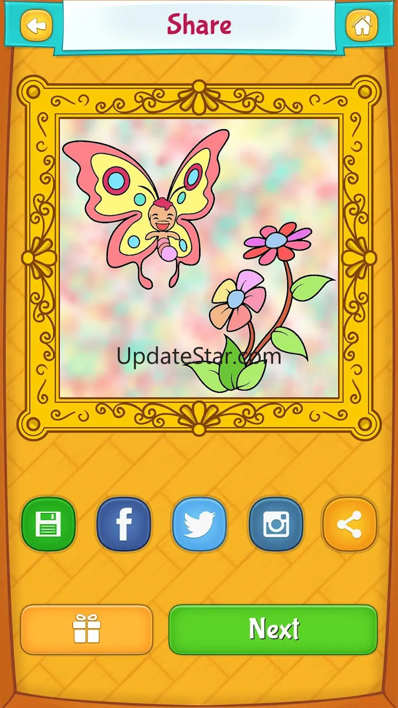 Butterfly Coloring Pages 1.4