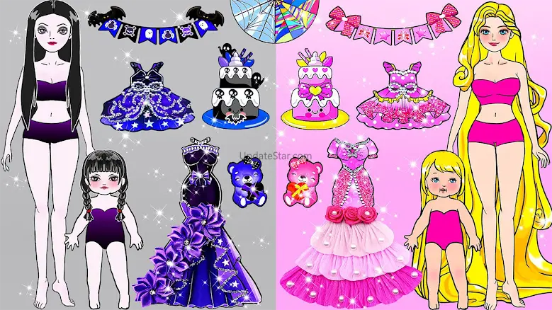 Chibi Dolls Diary DIY Dress Up 3.2