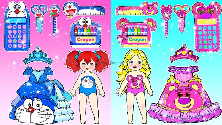 Chibi Dolls Diary DIY Dress Up 3.2