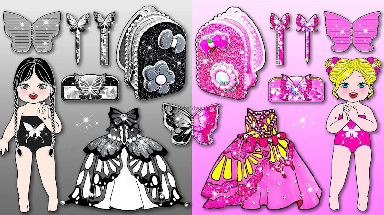 Chibi Dolls Diary DIY Dress Up 3.2