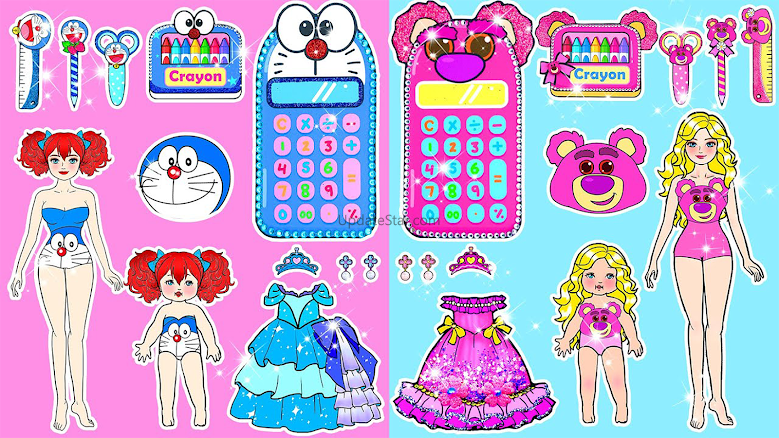 Chibi Dolls Diary DIY Dress Up 3.2