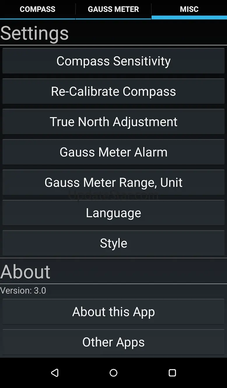 Compass Gauss Meter 3.3.6