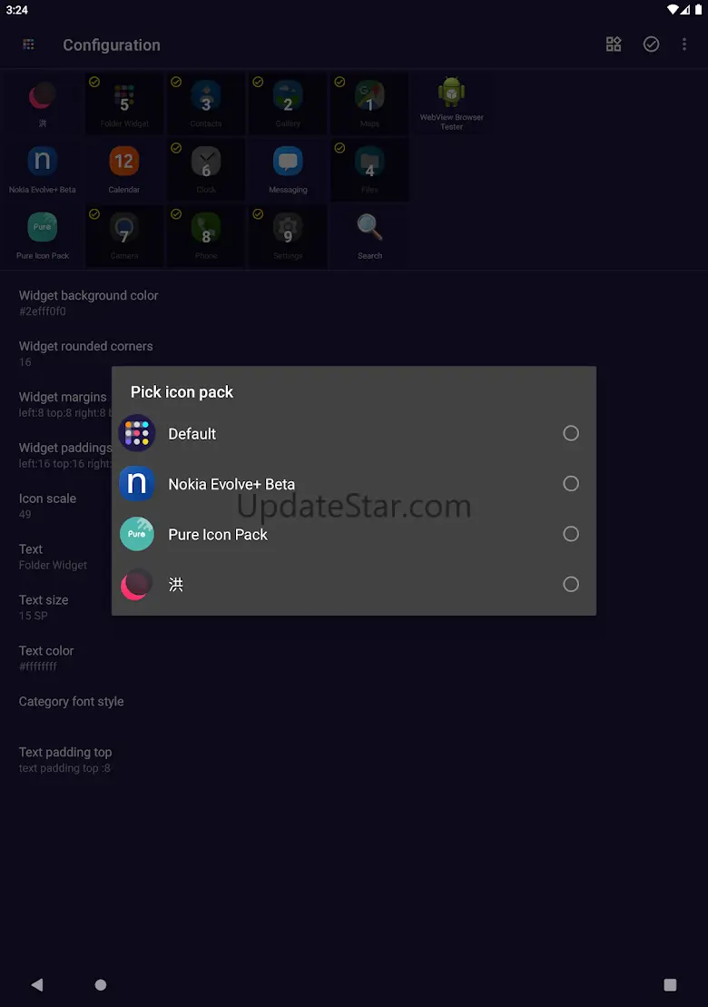 Folder Widget - Large Folders 7.6.0