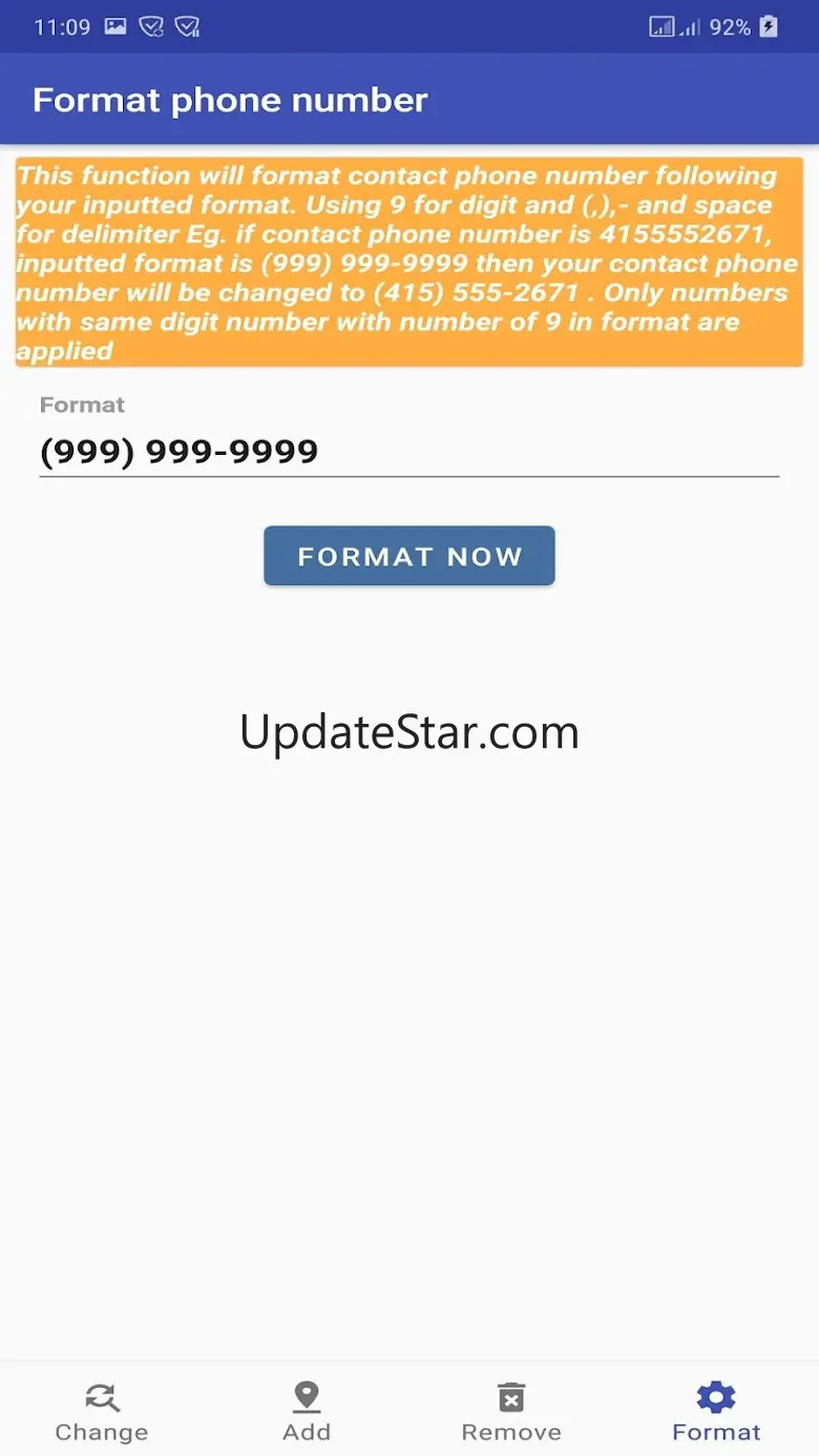 Contacts Prefix Fixer 2.1
