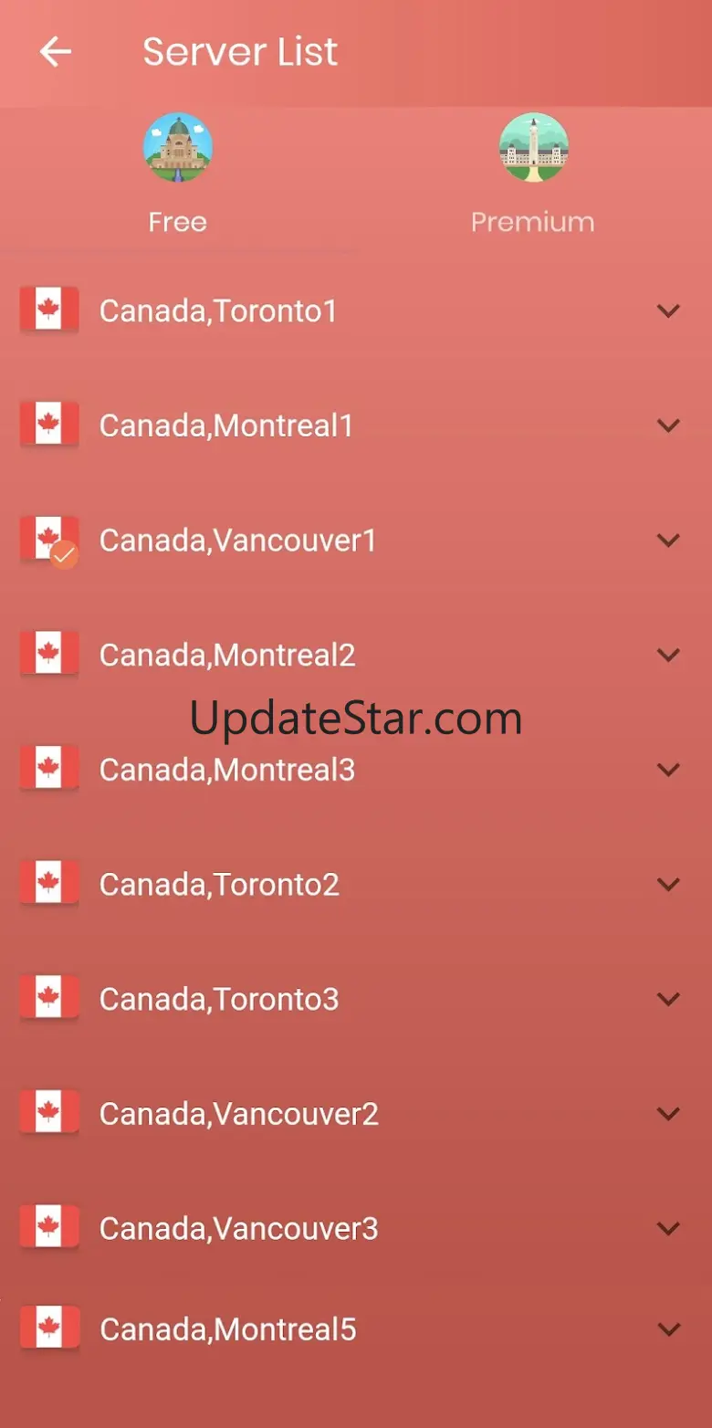 VPN Canada - Fast Secure VPN 1.4.7.0