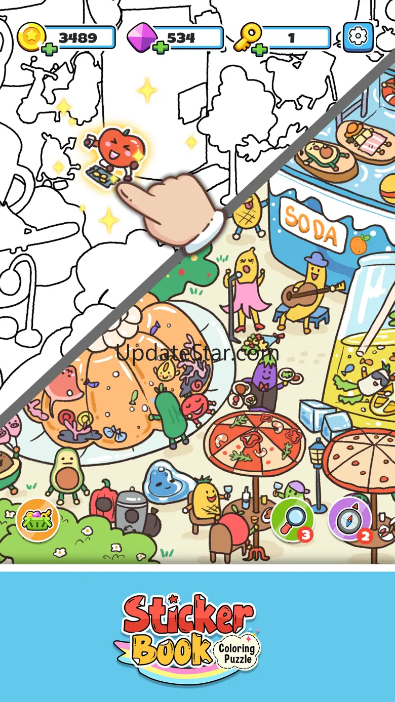 Sticker Book - Coloring Puzzle 1.0
