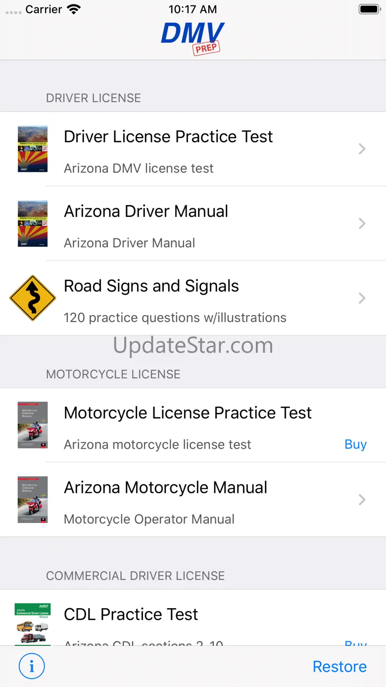 Arizona DMV Test Prep 5.4