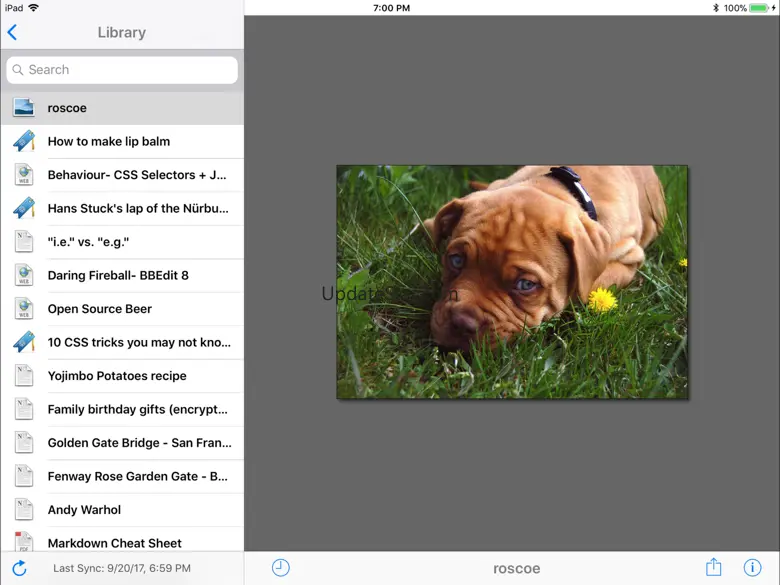 Yojimbo for iPad 1.2