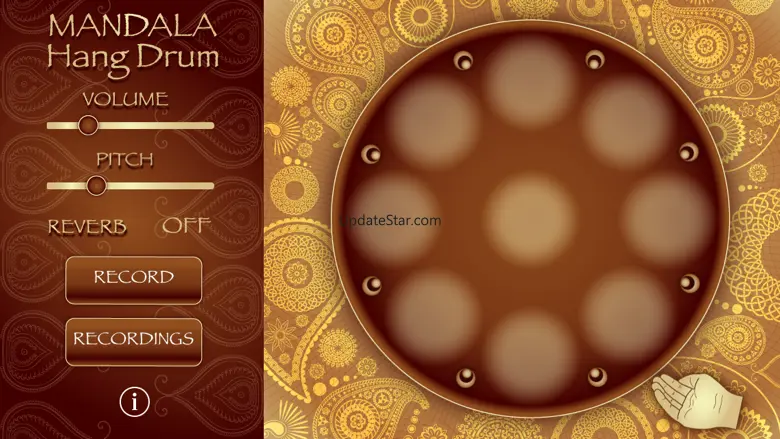 Mandala Hang Drum Studio - Play & Record your own tunes 2.0
